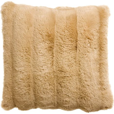 Coussin Décoratif Carré Astrid pour Canapé et Lit, Coloris Grège Élégant, 45 x 45 cm - PANGIVO (1/4)