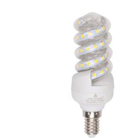 TRADE SHOP - Lampadina Led 9w E14 855 Lm Spirale Luce Calda 3000k Naturale 4000k Fredda 6500k - -Bianco Naturale - (1/4)