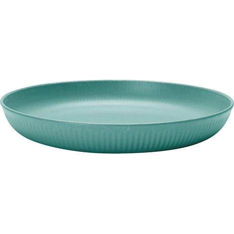 Assiettes Profondes - Fibre De Paille De Blé - 22,5 Cm - Micro-ondes Et Lave-vaisselle - Vert - Lot De 4 (1/5)