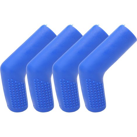 Lot de 4 protège-sélecteurs de vitesse moto en caoutchouc antidérapant universel pour motos tout-terrain et quads (bleu) (1/5)