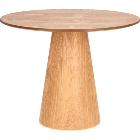 RUNDER TISCH 80 cm Soleilo MDF UND HOLZFURNIER (1/5)