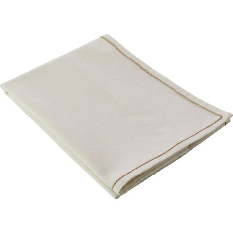Chemin de table aspect lin avec bordure jute LINA (1/2)