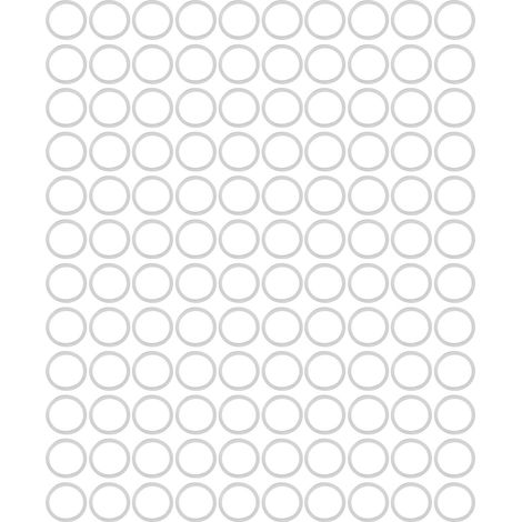 Rondelle plate en acier inoxydable - Lot de 120 pièces pour montage de roulements, roues, engrenages et vis (M8, 25 mm) (1/5)