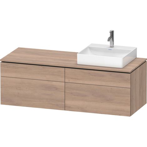 Duravit L-Cube Konsolenwaschtischunterbau wandhängend, inklusive