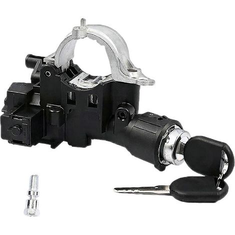 Conjunto de cilindro de cerradura de encendido para Ford Focus Escape Mercury 2008-2011 con llaves con chip. (1/5)