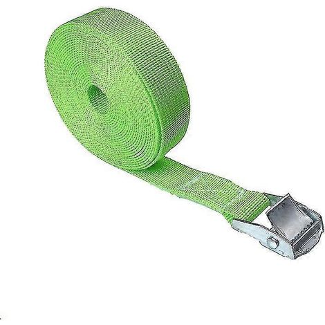 Sangle d'arrimage de voiture tendue 2,5 m x 25 mm, alliage de zinc et nylon, 8 couleurs (1/5)