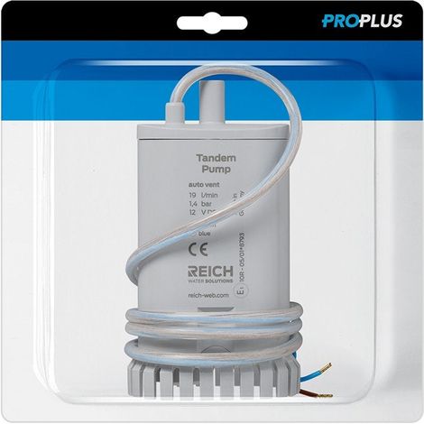 Pompe double submersible, 12 V, capacité de 19 L