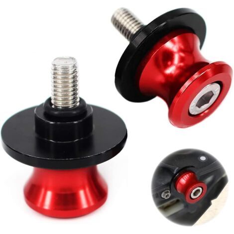 PA Stück Motorrad 8 mm CNC-Aluminium-Schwingenständer, Motorradschutz, Motorradzubehör CNC, Motorrad-Hinterrad, Gabel, Achsschieber, Schwingenspulen, Ständer, Pick-Up für Suzuki Kawasaki (1/3)