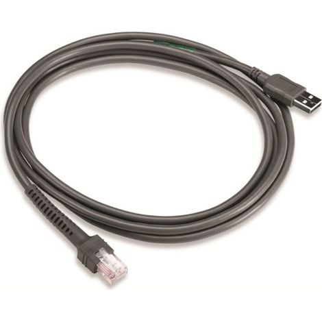 ZEBRA Datenkabel RJ-50(M)bis USB(M) 2,1m,f.DS2208/DS2278/DS8108/DS8108DL
