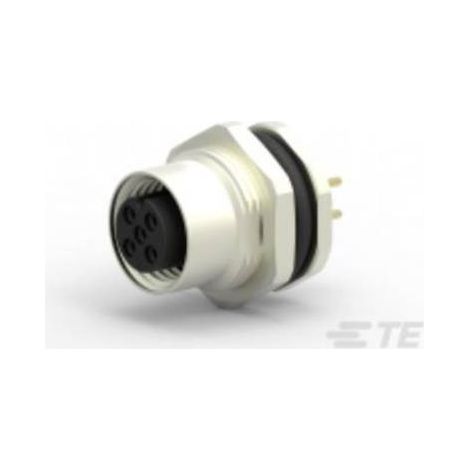 TE Connectivity T4141012051-000 Connettore da pannello per sensore o attuatore M12 Presa Numero di poli: 5 1 pz.