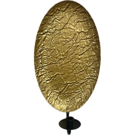 Elegante aplique de pared decorativo de hierro chapado en oro, para el comedor y la decoración de interiores, creando un ambiente cálido en la sala de estar. (1/5)