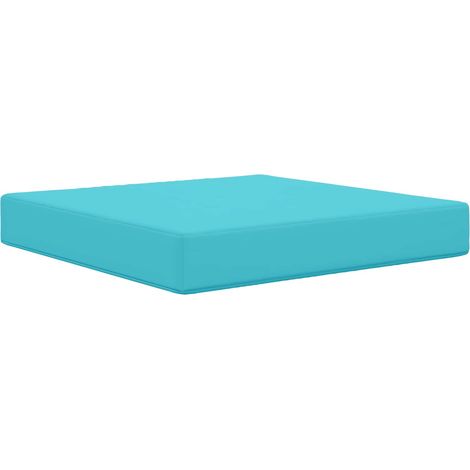 Outdoor Sofa Cushion Turquoise 60 x 60 x 8 cm Polyester vidaXL