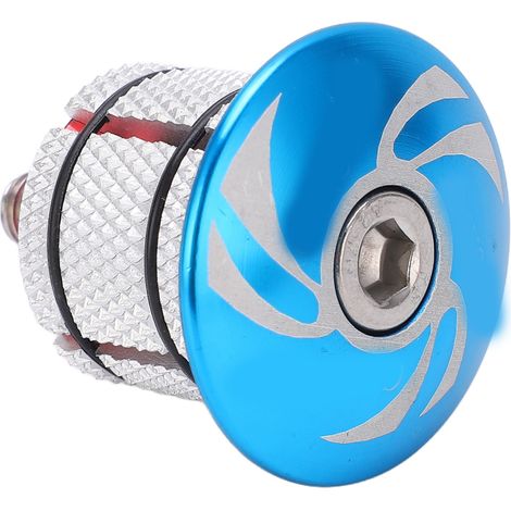 Tige de Fourche Vélo Bleue, Potence Suspension Avant, Pièce Détachée Cyclisme (1/5)
