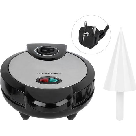 Gaufrier électrique 220V pour rouleaux de printemps, cône de crème glacée et gaufres, moule antiadhésif, usage domestique UE (1/5)