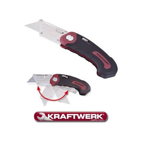 Cutter pliable Kraftwerk avec 10 lames (1/3)