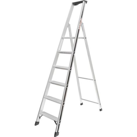 Hymer Stufenstehleiter 6Stufen Standhöhe 1,35m 6 Stufen Standhöhe 1,35 m (1/2)