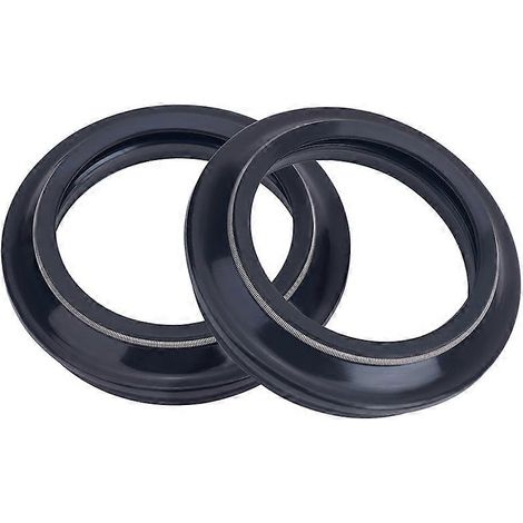 Retén de aceite y guardapolvo para horquilla delantera de motocicleta compatible 374711 para BMW R1200GS R1200RT R 1200 R1200 GS RT ABS LC Adventure ESA DTC Rally (Guardapolvo) (1/4)