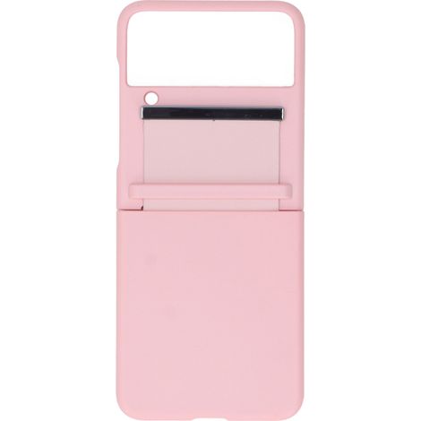 Housse de téléphone antichoc anti-rayures pliable avec dragonne rose pour Samsung Galaxy Z Flip 4, étui de protection robuste (1/5)