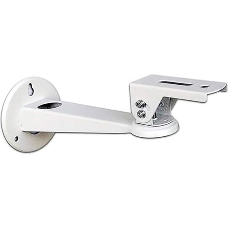Mini-Wandhalterung für Projektoren, 16–20 cm  360°-Drehung, 60°-Neigung, für Kameras/Projektoren/Webcams – Material: Weißer Kohlenstoffstahl (1/5)