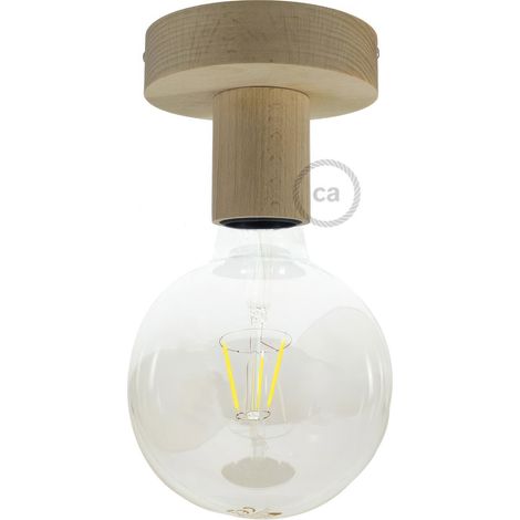 Fermaluce Wood S, applique ou plafonnier en bois (1/5)