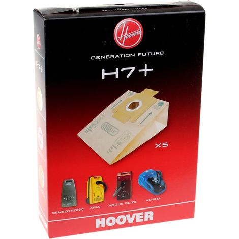 Hoover - bolsa para aspiradora orig h7+ alpina 5 piezas - 09026177 - 5010418135190