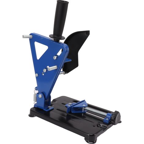 Support pour meuleuse d'angle en fonte, poignée longue et robuste, support fixe pour meuleuse multi-angles pour bois et métal. (1/5)