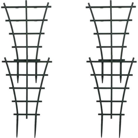 Lot de 4 Treillis de Jardinage en Plastique pour Mini Plantes grimpantes (1/4)