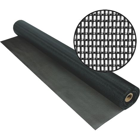 Phifer ZANZARIERA A ROTOLO IN POLIESTERE/PVC PETSCREEN MT.30,5 col.Nero maglia mm.17x10 H. cm. 91,44