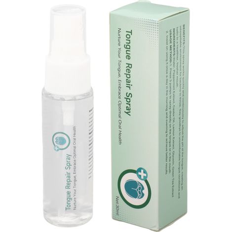 3 sprays de soin lingual 30ml - Réduction gonflement, traitement apaisant pour mauvaise haleine (1/5)