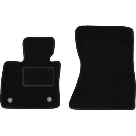 Alfombrillas delanteras para BMW X6 E71 SUV (2008-2014) negras (1/5)