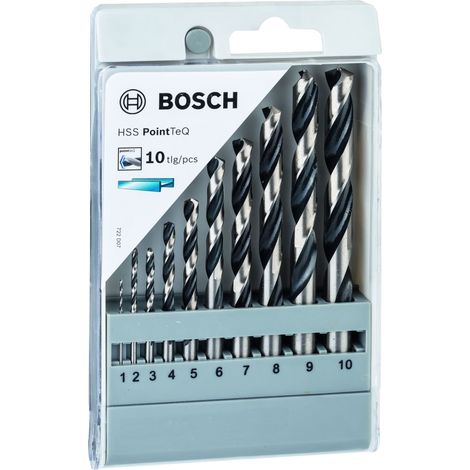 Juego de brocas HSS PointTeQ 10pcs Set BOSCH 2608577348