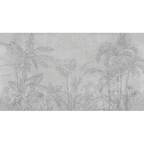 Papier peint panoramique - Forêt Tropicale - 130 cm x 70 cm (1/2)