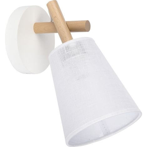 Tk-lighting Vaio aplique de pared blanco madera clara (1/5)
