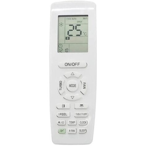 Télécommande GREE YAP1F pour climatiseur – Fonction chauffage et refroidissement – Alimentation 2 piles AA – Compatible avec GREE (1/5)