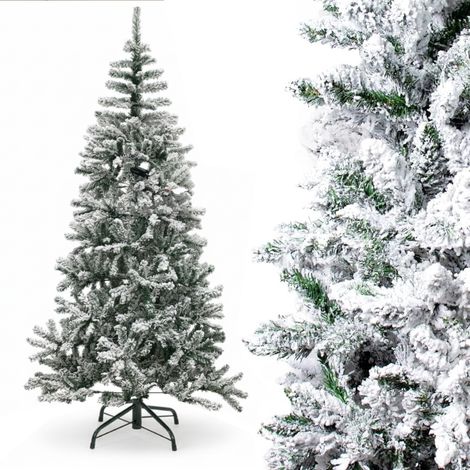 Árbol Navidad Nevado 180cm Artificial Lujo Ramas (1/5)