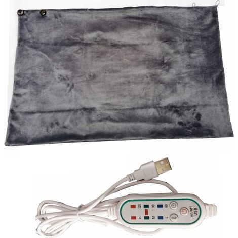 Chal calefactable, fibra de carbono, control de temperatura, temporizador, para uso en interiores (1/5)