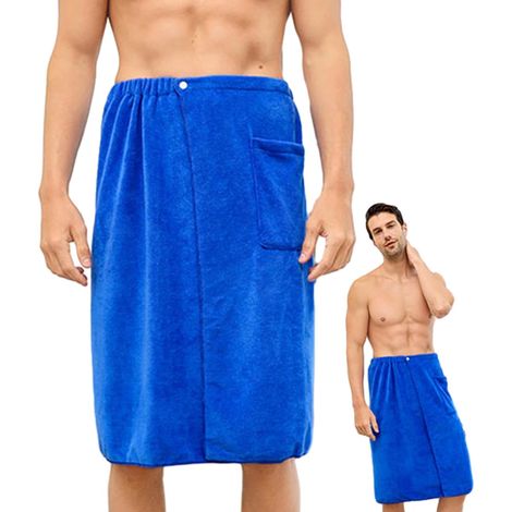 Peignoir pour douche multifonctionnel et absorbant à absorption rapide