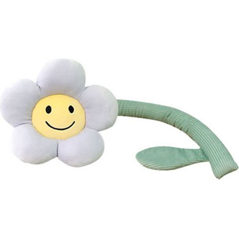 Porte-rideau Souple Mignon Tournesol Décoratif en Peluche pour Chambre d'Enfants Bureau Violet Longueur 95cm (1/5)