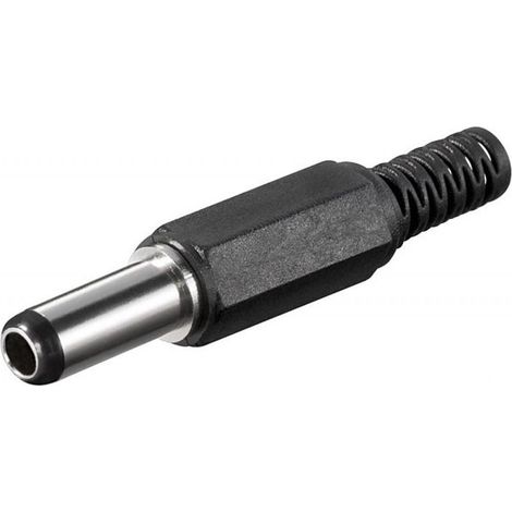 goobay Fiche CC avec protection anti-torsion, alésage 2,5 mm x 5,5 mm (11123)