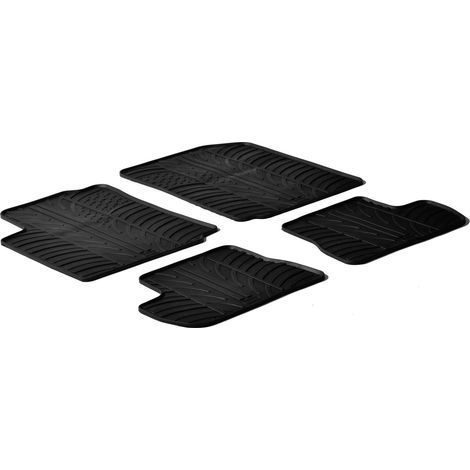 Set tappeti su misura in gomma - compatibile per Citroen C2 (10/0303/10)