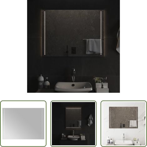 vidaXL Miroir de salle de bain à LED 60x80 cm (1/5)
