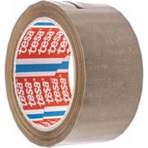 6PZ NASTRO IMBALLAGGIO PVC AVANA SILENZIOSO - mt.66 x mm.50h.