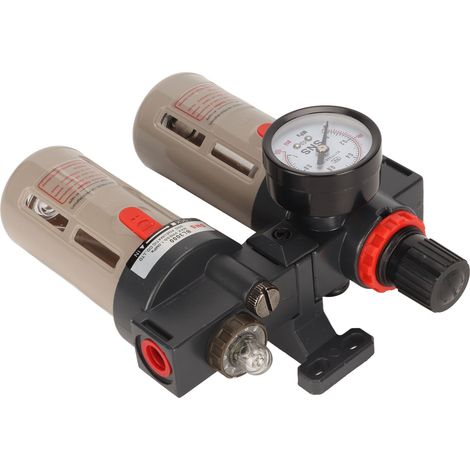 G3/8 Druckluftreglerfilter, Aluminiumlegierung, Hochleistungs-Wasser-/Ölabscheider (1/5)