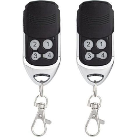 Télécommande ouvre-porte garage compatible DITEC GOL4/BIXLG4/BIXLP2/BIXLS2 (code tournant 433 MHz), lot 2 pièces (1/5)