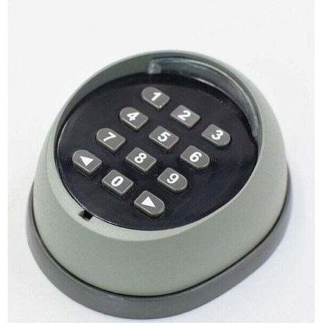Metall-Tastatur für Garagentoröffner, XU, 433-MHz-Rolling-Code-Tastatur, hochwertige Garagentor-Zugangskontrolltastatur, Schwarz und Grau (Farben zufällig) - KZQ (1/4)