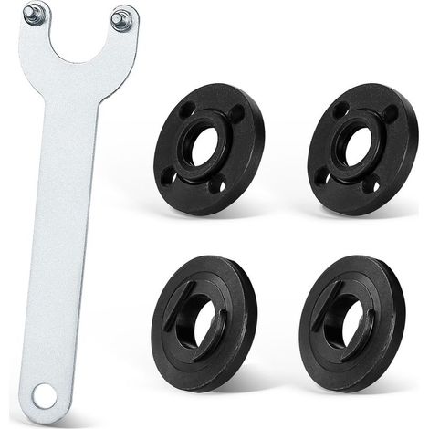 clé pour meuleuse 125 mm clé meuleuse avec bride de meuleuse d'angle,clé à meuleuse clé pour disqueuse cle meuleuse universelle Compatible avec les meuleuses d'angle de 125 mm (1/5)