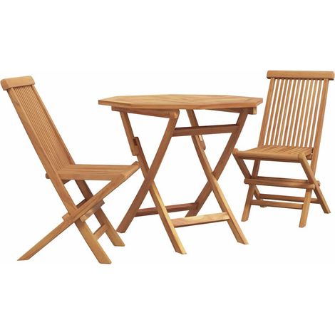 Ensemble de salle à manger pour jardin 3 pcs，Salon de jardin Marron CFW60857 (1/5)