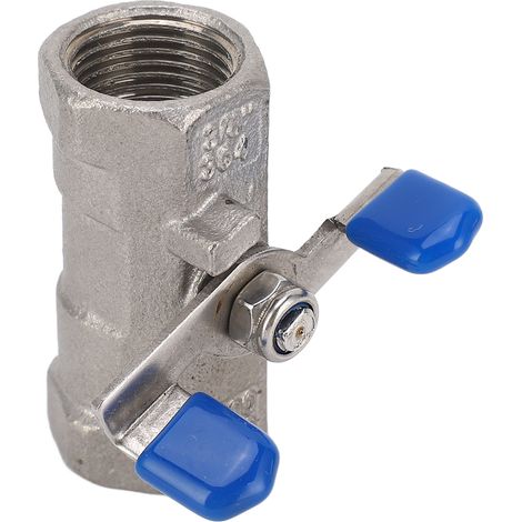 Full Port 3/8in NPT Ball Valve Female Thread DN10 1.6MPa Stainless Steel Butterfly Ball Valve 1000WOG (1/5)