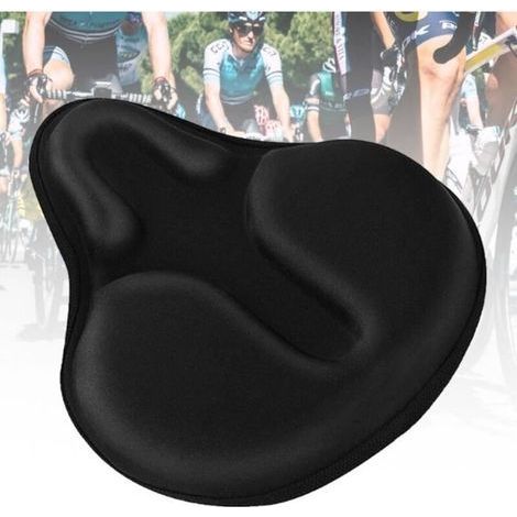 pair Housse de selle en gel pour vélo d\\'appartement - AQSACOKIYA - Coussin pour vélos stationnaires et cyclisme d\\'intérieur - homme (1/4)