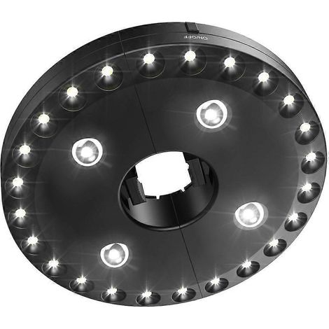 Lampes d'extérieur rechargeables, lampe sur pied pour table de patio, 28 LED, 3 modes d'éclairage pour la décoration de patio et de jardin. (1/4)
